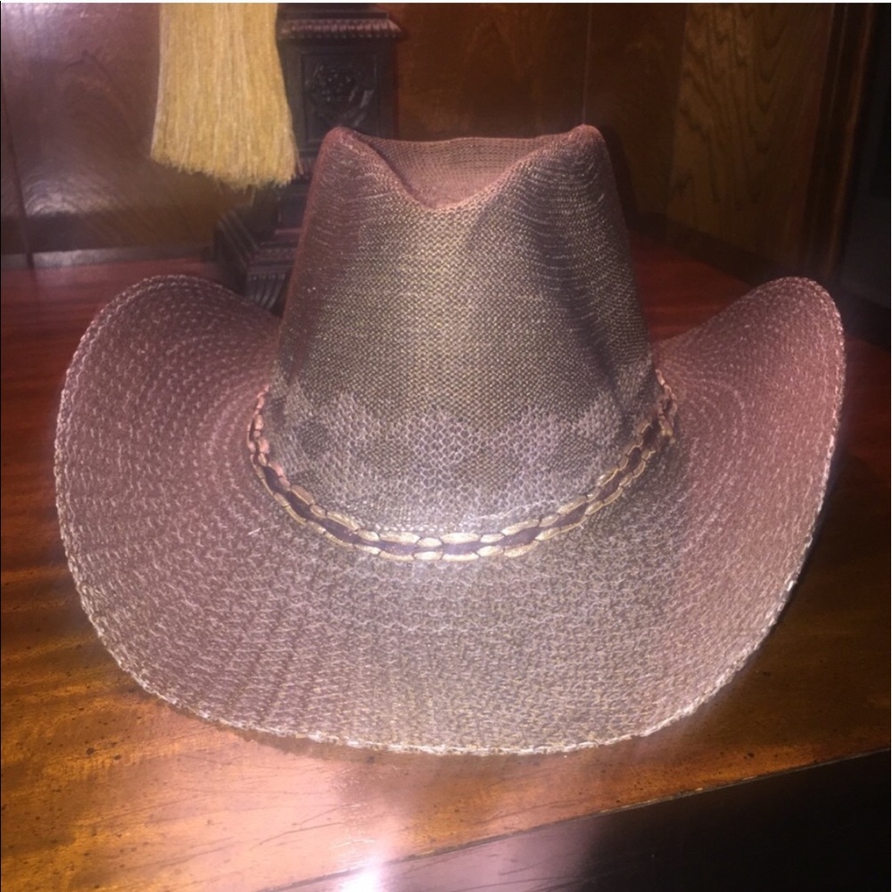 Shady Brady Straw packable Cowboy hat - Picture 6 of 6